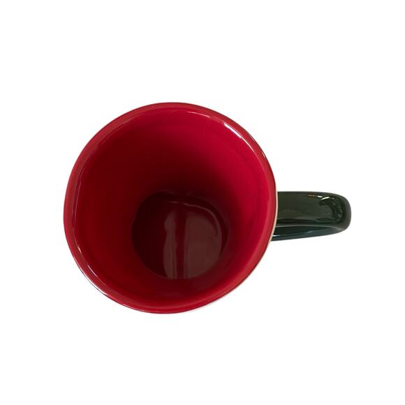 Potter's Studio Red Truck w Christmas Trees Boot-Shaped Coffee Mug 12oz Set of 2 - Picture 3 of 14